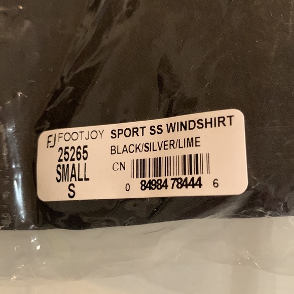 FootJoy sport SS windshirt - Picture 4 of 4